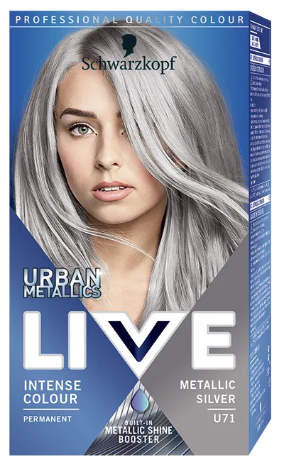 Schwarzkopf Live Urban Metallics Metallic Silver U71