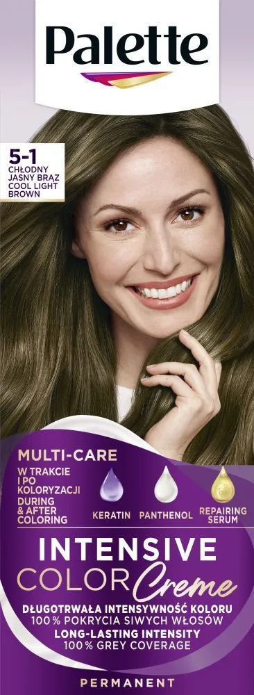 Palette Intensive Color Cream Hair Color 5-1 Cool Light Brown