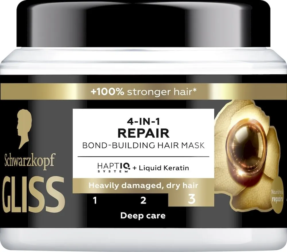 Gliss 4-In-1 Repair Bond-Building Hair Mask (400mL)