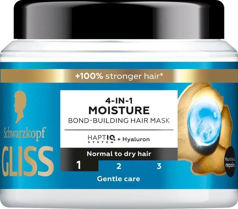 Gliss 4-In-1 Moisture Bond-Building Hair Mask (400mL)