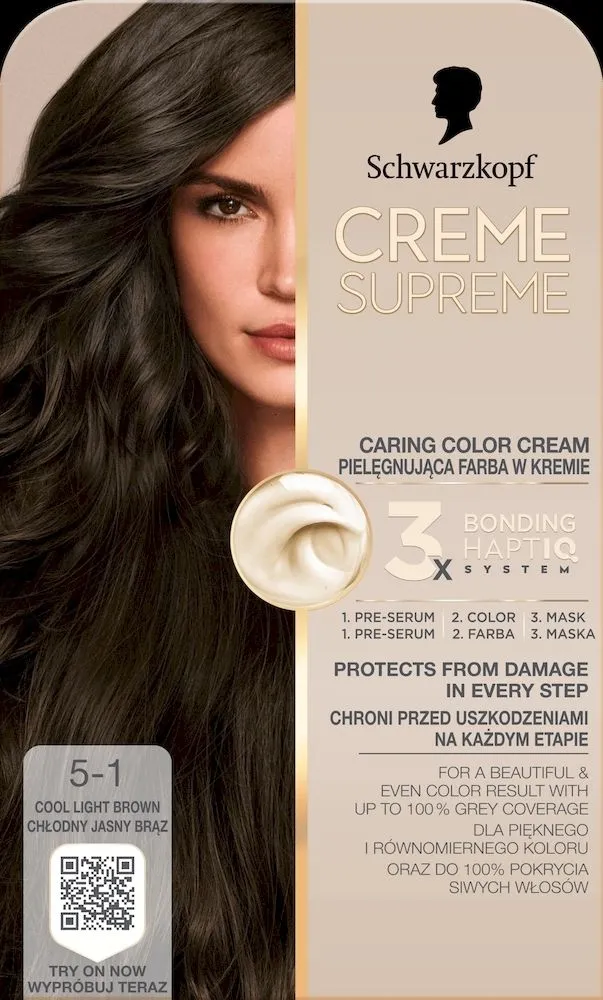 Schwarzkopf Creme Supreme 5-1 Cool Brown