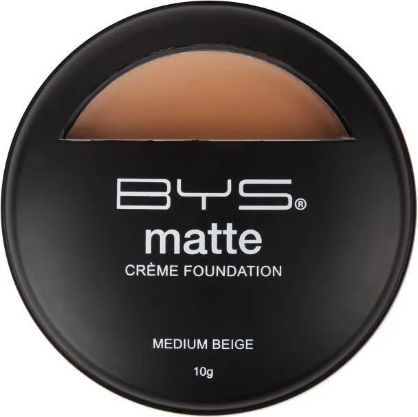 BYS Matte Creme Foundation (10g) Medium Beige