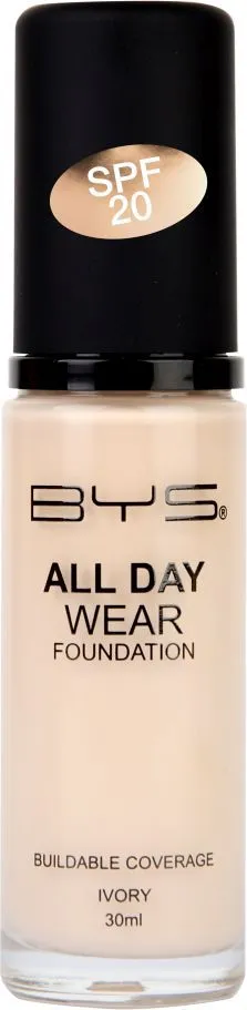 BYS All Day Wear Foundation (30mL) 01 Ivory