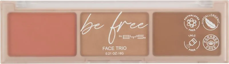 Be Free By BYS Face Trio (6g) Sun Glow
