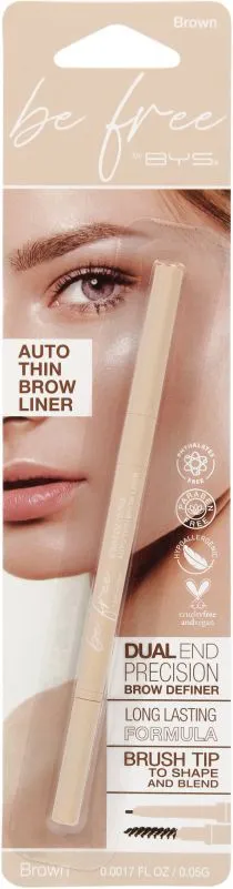 Be Free By BYS Auto Thin Brow Liner (0,05g) Brown