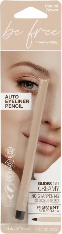 Be Free By BYS Auto Eyeliner Pencil (0,2g) Brown