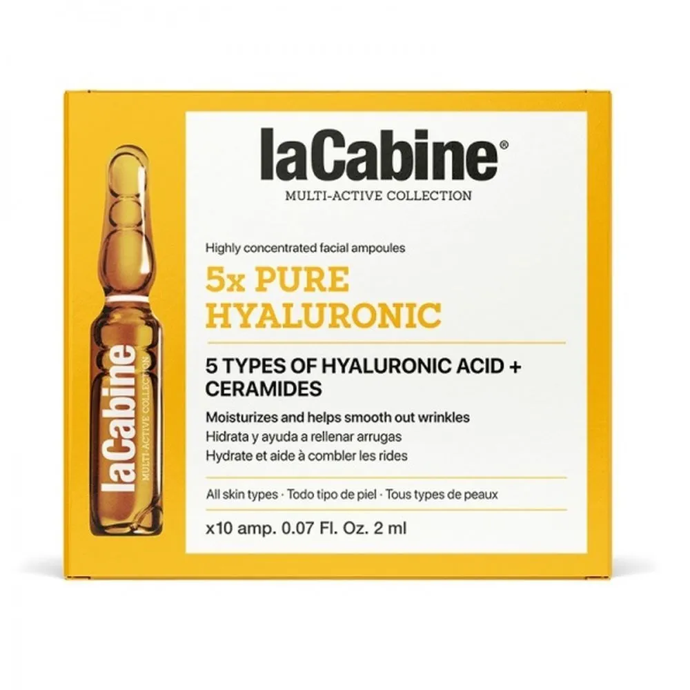 laCabine 5x Pure Hyaluronic Ampoules (10x2mL)