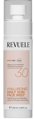 Revuele Daily Sun Face Mist with Hyaluronic Acid SPF30 (100mL)