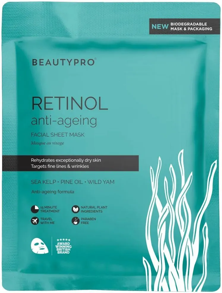 BeautyPro Retinol Anti-Ageing Sheet Mask (1pc)