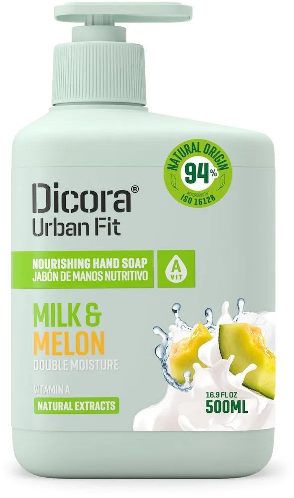 Dicora Urban Fit Hand Soap Vitamin A Milk & Melon (500mL)
