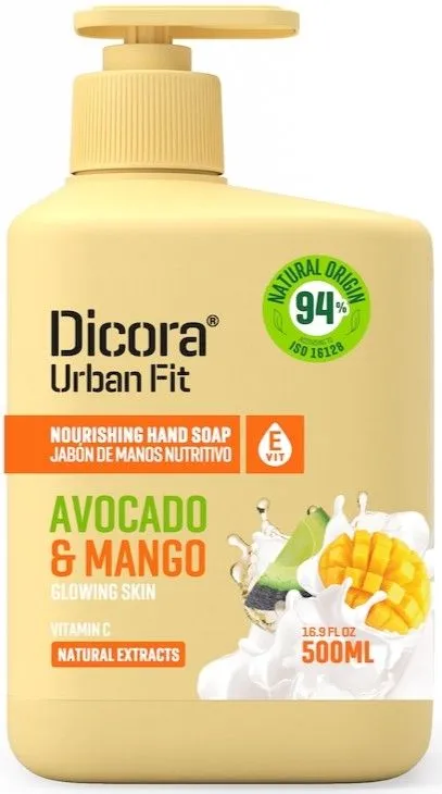 Dicora Urban Fit Hand Soap Vitamin E Mango & Avocado (500mL)