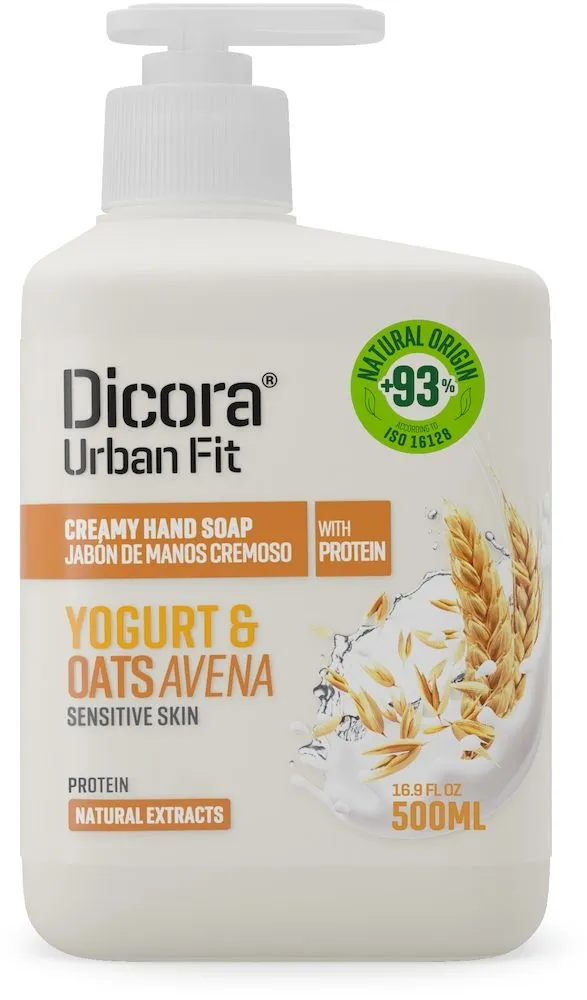 Dicora Urban Fit Creamy Hand Soap Protein Yogurt & Oats (500mL)