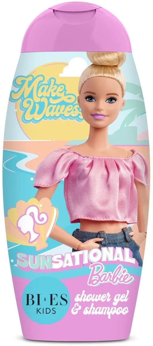 Bi-es Barbie Sunsational 2in1 Shampoo & Shower Gel (250mL)