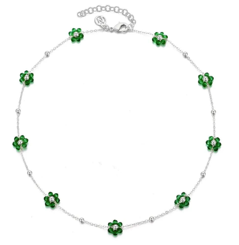 Nora Norway Daisy Neck 42 Silver Green