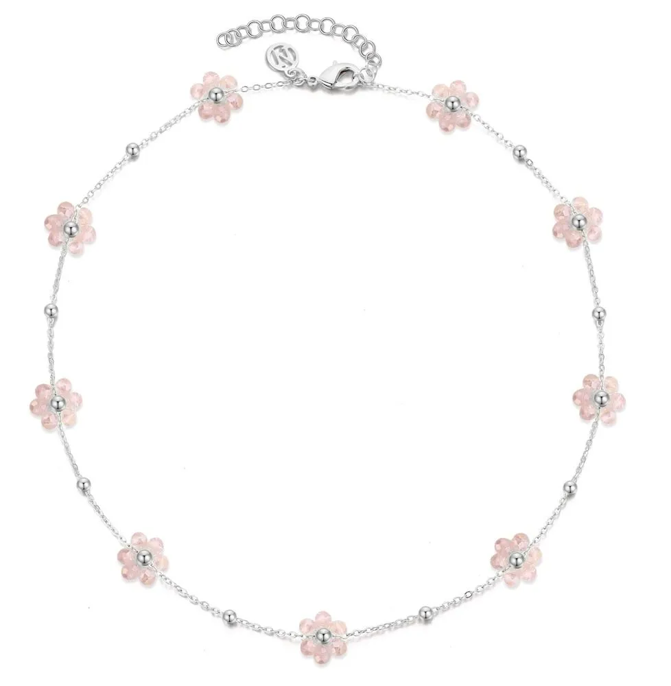 Nora Norway Daisy Neck 42 Silver Pink