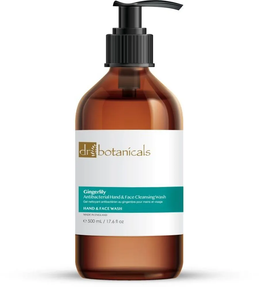 Dr Botanicals Gingerlily Antibacterial Hand & Face Cleansing Wash (500mL)