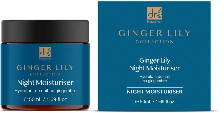 Dr Botanicals Ginger Lily Night Moisturiser (50mL)