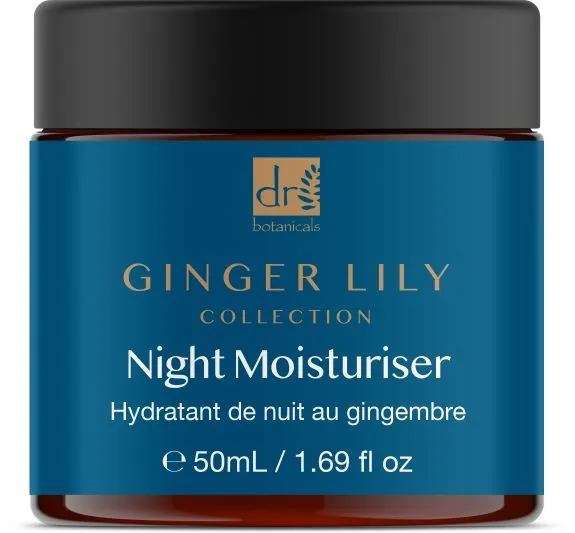Dr Botanicals Ginger Lily Night Moisturiser (50mL)
