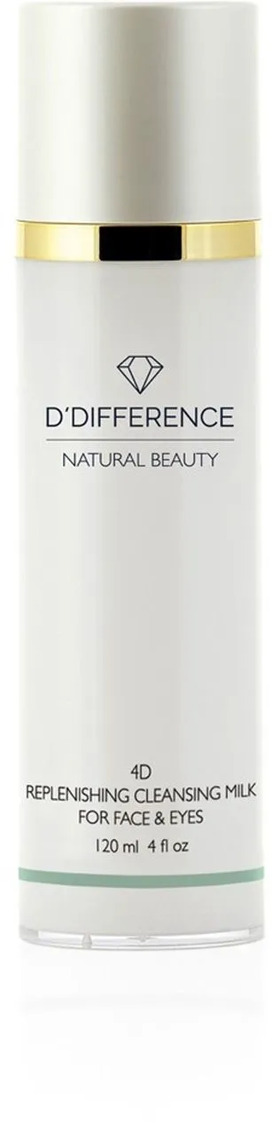 D'Difference 4D Replenishing Cleansing Milk for Face & Eyes (120mL)