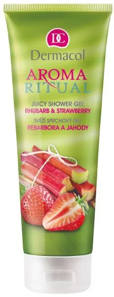 Dermacol Aroma Ritual Shower Gel (250mL) Rhubarb & Strawberry