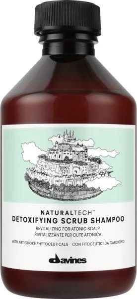 Davines Detoxifying Scrub Shampoo pH: 5,4 (250mL)