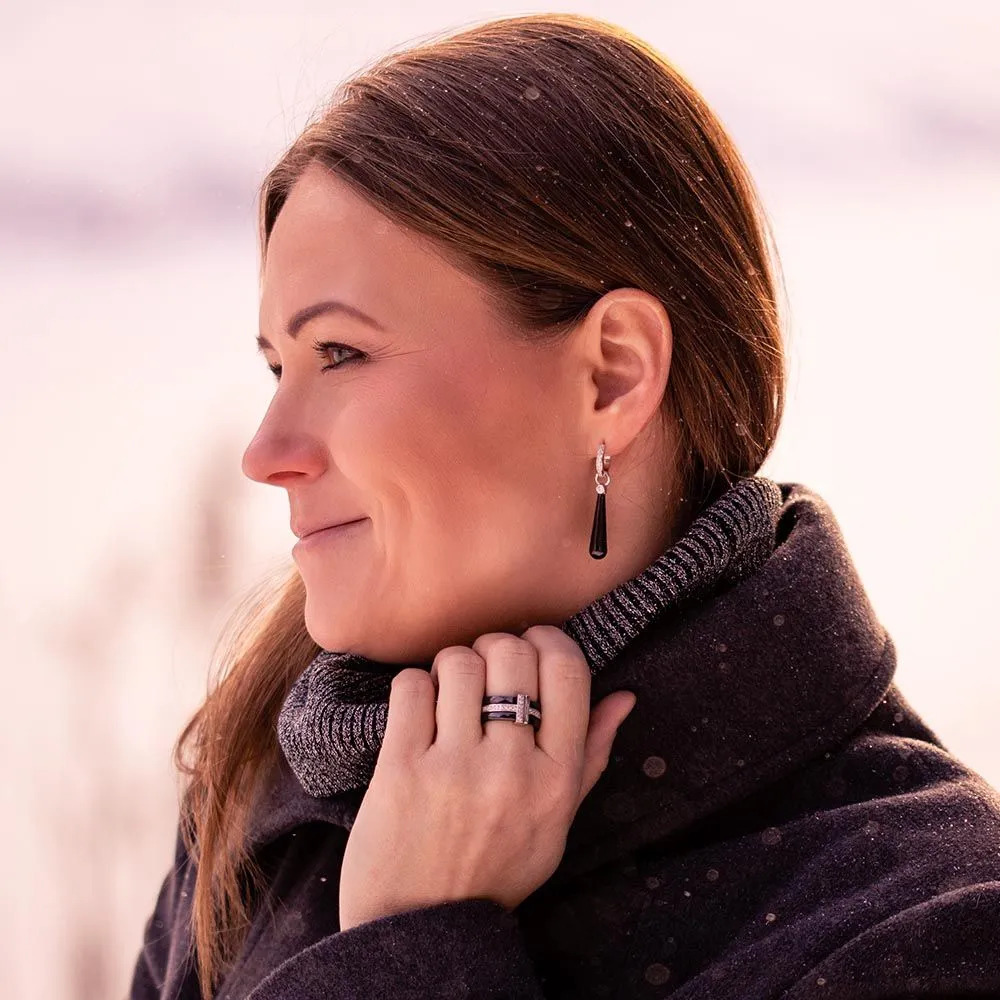 Dondella Ceramic Tear Drop Ear Charms  CDO4-1-C