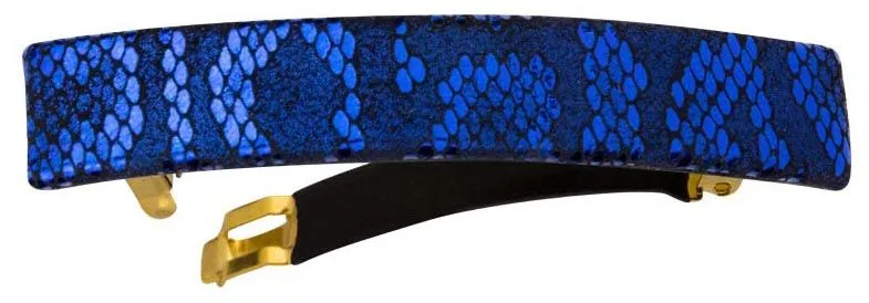 Dondella Hair Clip Blue Leather HDO2-1-K
