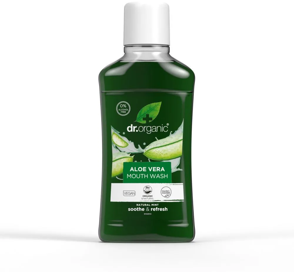 Dr. Organic Aloe Vera Mouthwash (500mL)