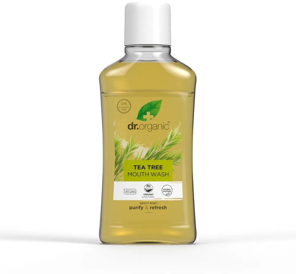 Dr. Organic Tea Tree Mouthwash (500mL)