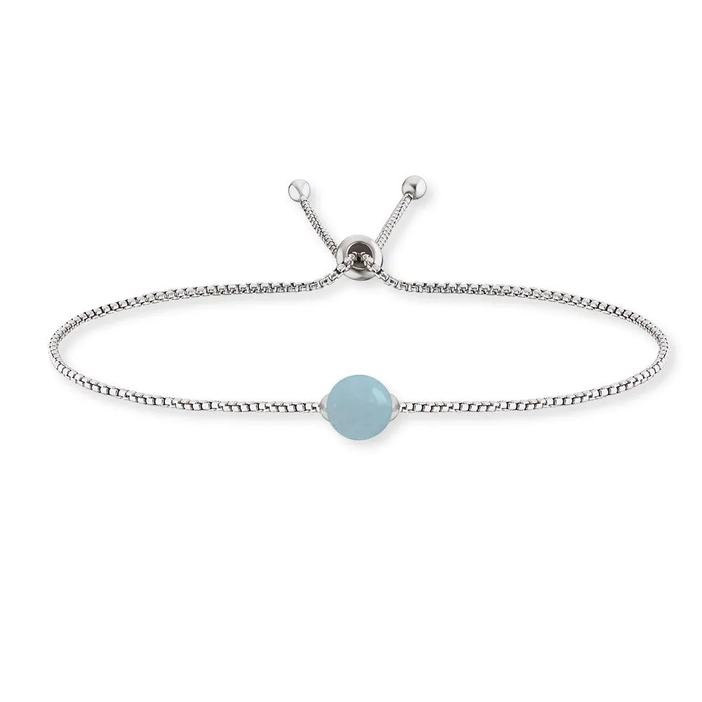 Engelsrufer Bracelet Powerful Stone Blue Agate Silver