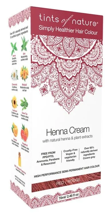 Tints Of Nature Henna Cream (70mL) Red