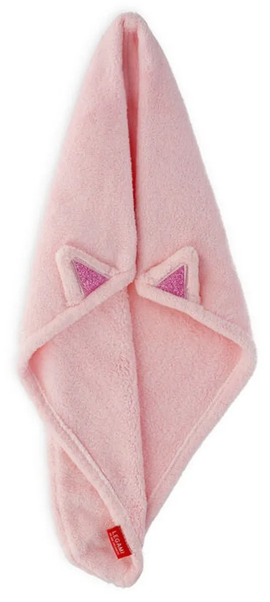 Legami Hair Turban Towel Kitty