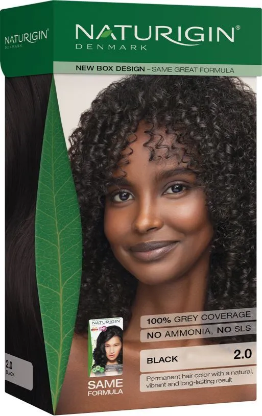 Naturigin Organic Beauty 100% Permanent Hair Colour 2.0 Black