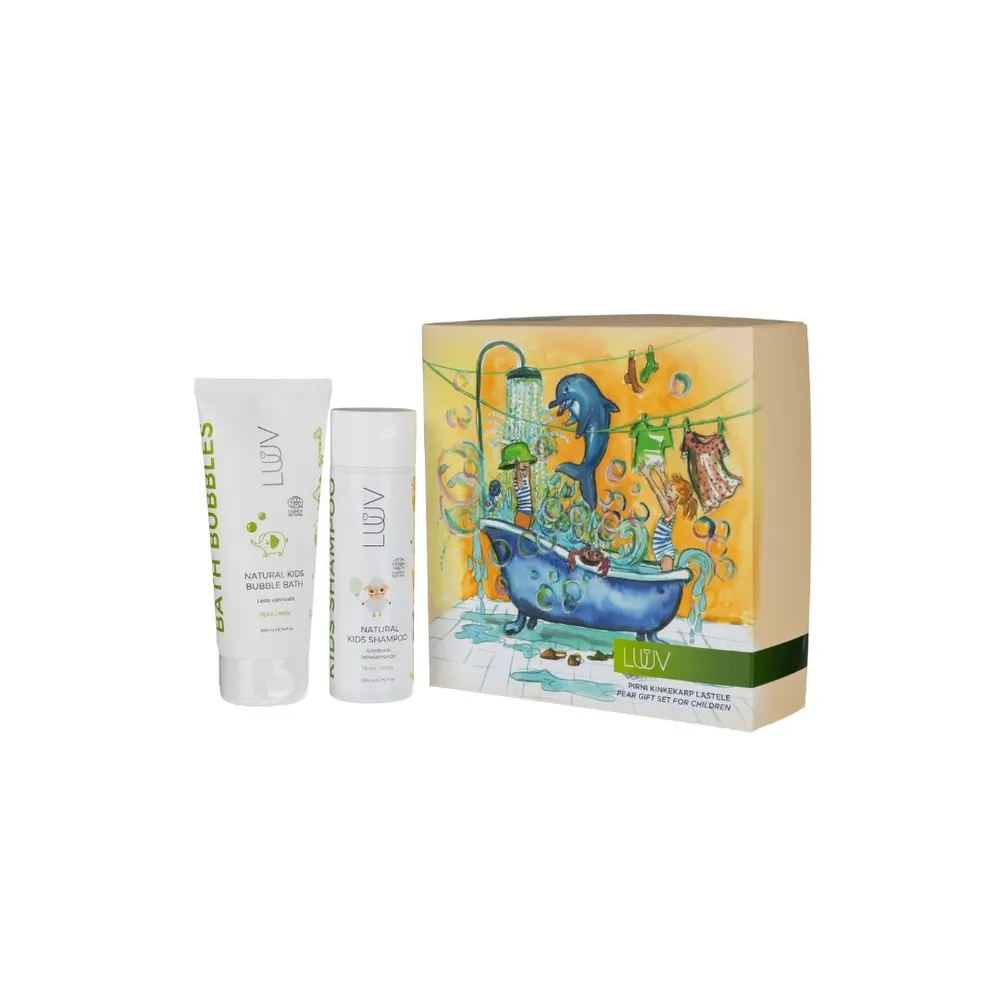 LUUV Pear Gift Set For Children (200+200mL)