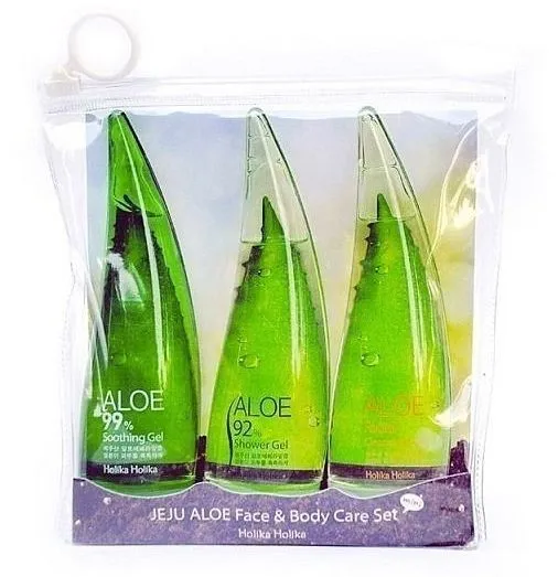 Holika Holika Jeju Aloe Face And Bodycare Set (3x55mL)