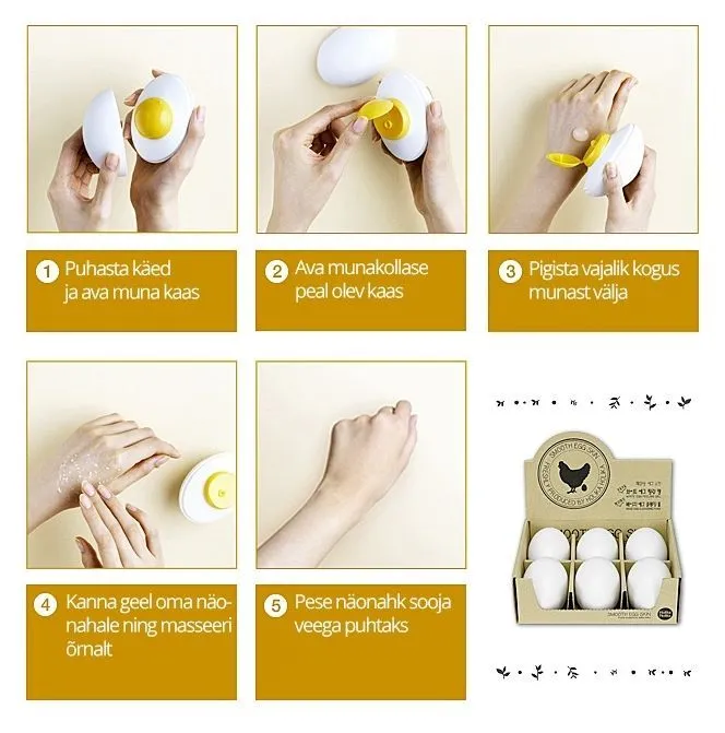 Holika Holika Smooth Egg Skin Peeling Gel (140mL)