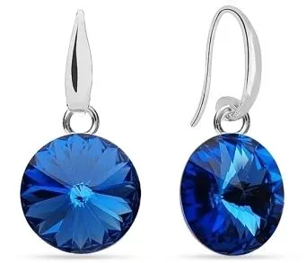 Spark Silver Jewelry Earrings Candy Sapphire