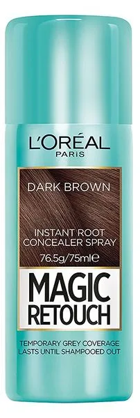 L'Oreal Paris Magic Retouch Instant Root Concealer Spray (75mL) 2 Dark Brown