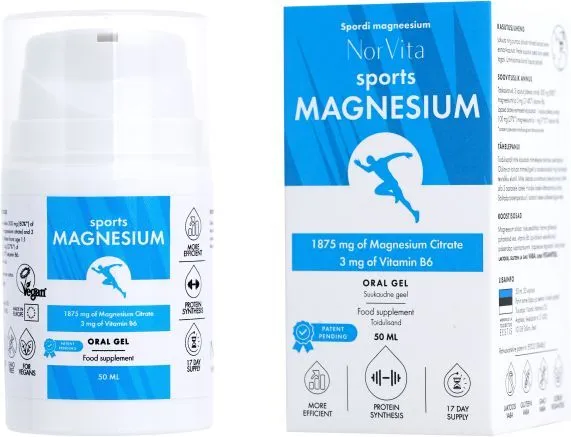 Norvita Sports Magnesium Oral Gel (50mL)