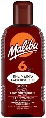 Malibu Bronzing Tanning Oil SPF6 (200mL)
