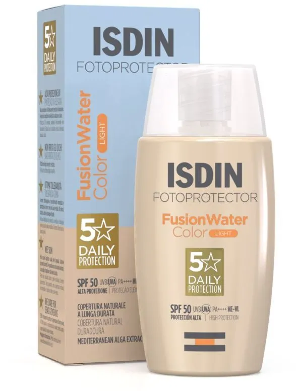 ISDIN Fotoprotector Fusion Water Color SPF50 (50mL) Light