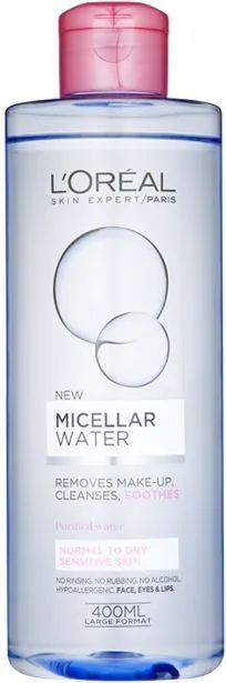 L'Oreal Paris Micellar Water Normal to Dry Sensitive Skin (400mL)