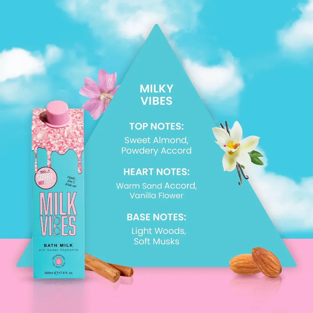 So...? Sorry Not Sorry Milk Vibes Bath Milk (500mL)