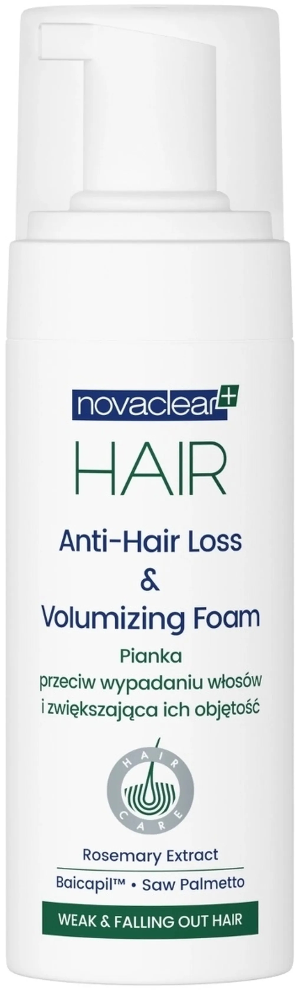 Novaclear HAIR Anti-Hair Loss & Volumizing Foam (150mL)