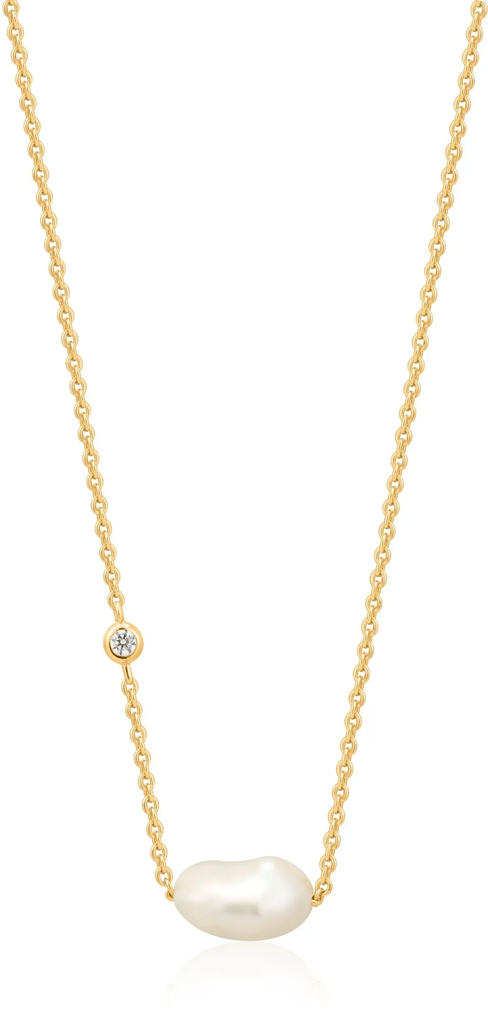 Ania Haie Gold Pearl Necklace