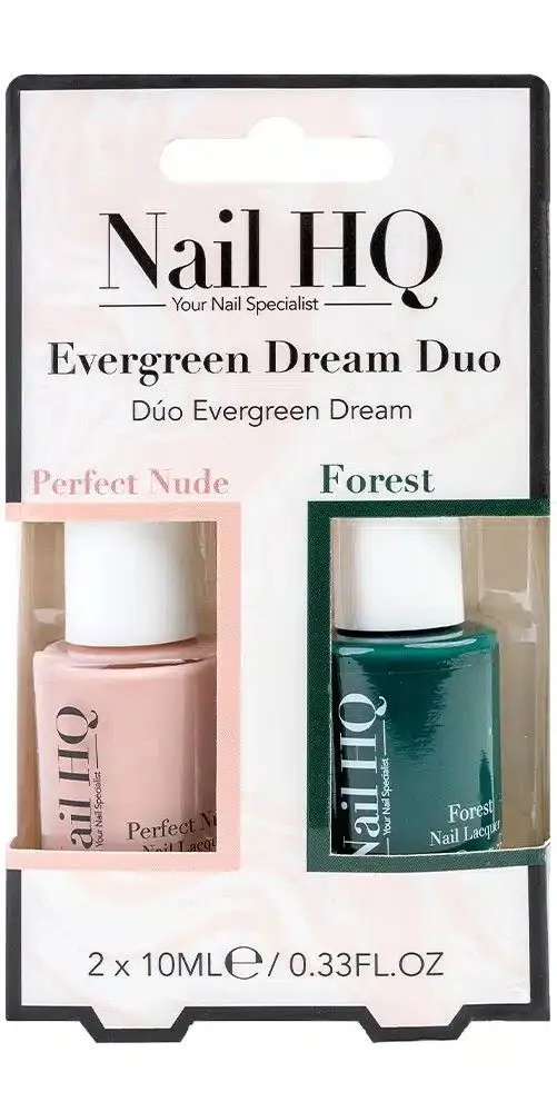 Nail HQ Evergreen Dream Duo (2x10mL)