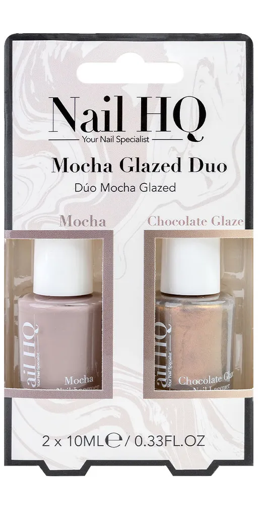 Nail HQ Mocha Glazed Duo (2x10mL)