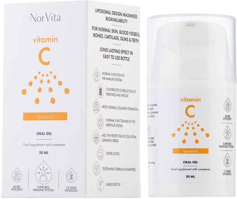 Norvita Vitamin C Liposomal Oral Gel (50mL)