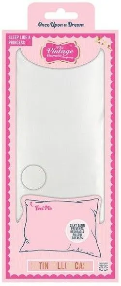 The Vintage Cosmetic Company Satin Pillowcase White