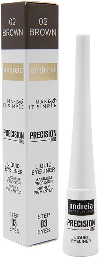 Andreia Makeup Precision Line Liquid Eyeliner (3,5mL) Brown
